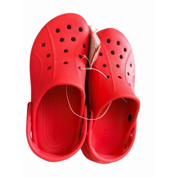 NEW CROCS BELLA CLOG HIGH 210062-001 RED NWOB SIZE M7/W9 - Picture 6 of 7